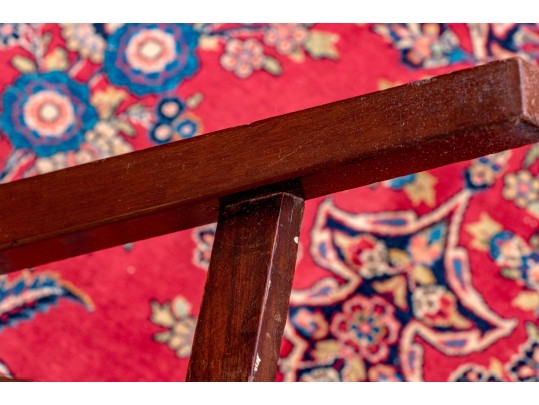 Antique George III Shield Back Custom Upholstered Armchair