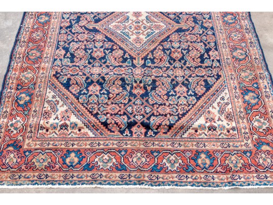 Hand-knotted Persian Senneh Carpet, 6'-8