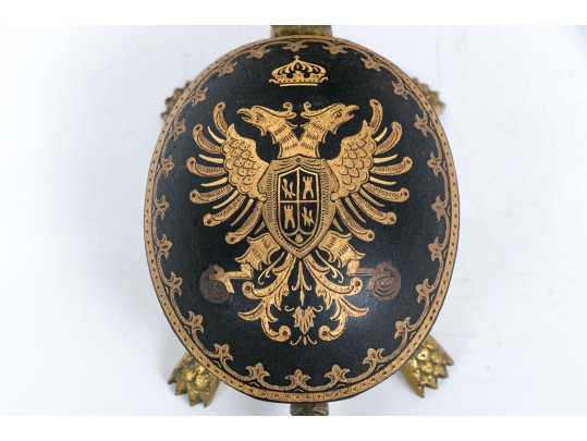 Vintage Ornately Made Hotel Desk Turtle 