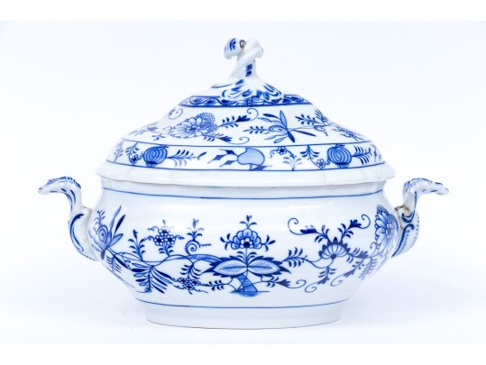 Meissen Porcelain Twin Handled And Lidded Tureen