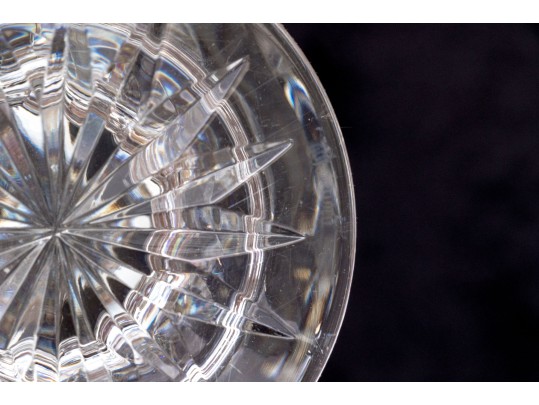 Waterford Cut Crystal Decanter With Stopper And Footed Pitcher