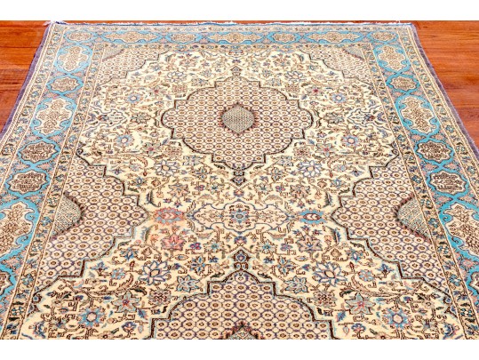 Antique Hand-knotted Wool Carpet, 9'-5 1/2