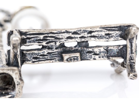 Group Of Five Tiny Sterling And 800 Silver Items