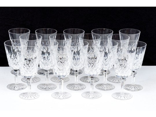 Set Of Eighteen Waterford Crystal 