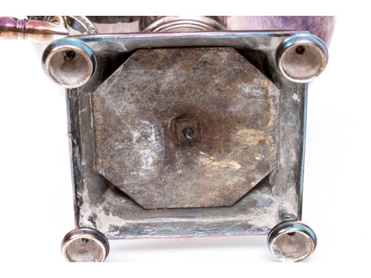 Antique Silver Plated Lidded Hot Water Urn