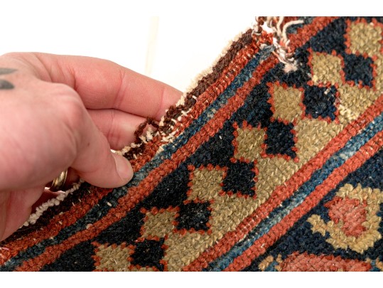 Persian Causcian Hand-knotted Wool Runner, 15'-8