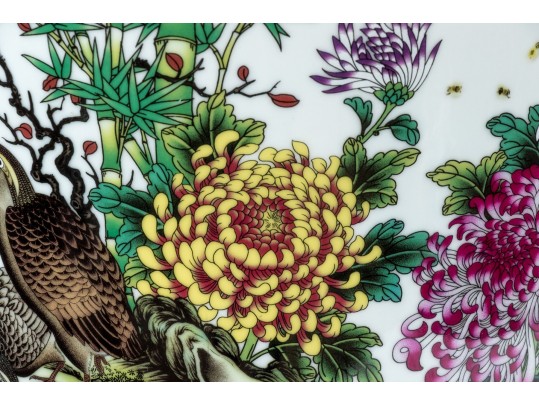 Decorative Chinese Famille Rose Porcelain Rouleau Vase