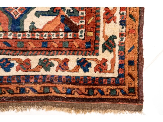 Fine Persian Tribal Hand-Knotted Wool Runner, 12' - 3'-5