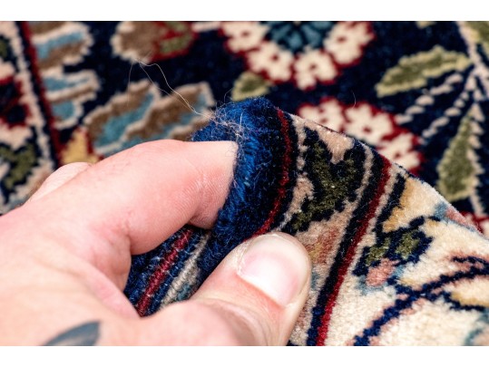 Hand-Knotted Wool Signed 