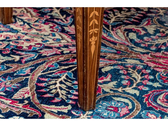 Antique Italian Marquetry Inlaid Satinwood Desk