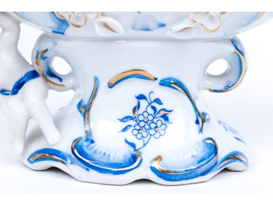 Pair Of Continental Porcelain Bowls