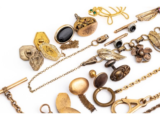 Collection Of Assorted Vintage And Contemporary Gold Filled Jewelry Pieces