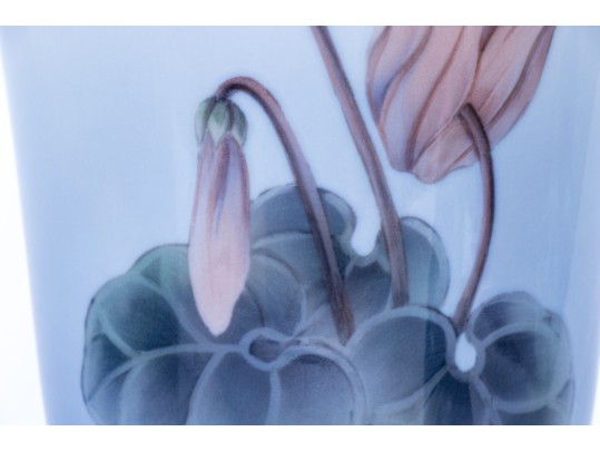 Collection Of Four Royal Copenhagen Asian Inspired Porcelain Vases