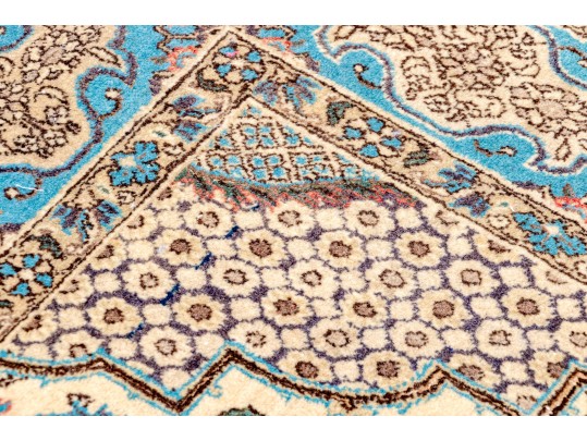 Antique Hand-knotted Wool Carpet, 9'-5 1/2