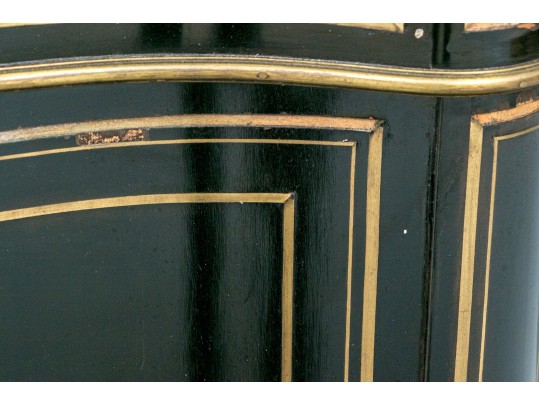 Edwards & Roberts Napoleon III Style Marble Top Commode