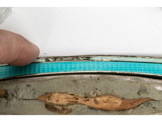 Large Antique Sterling Silver And Enameled Dresser Set With Perfumes