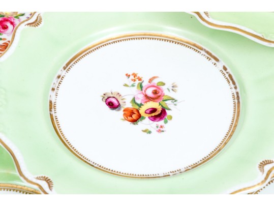 Antique Set Of Eighteen Paris Porcelain Plates