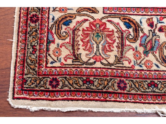 Hand-Knotted Wool Carpet, 10'-4