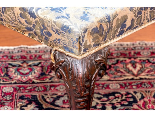 George III Mahogany Pretzel Back Side Chair 