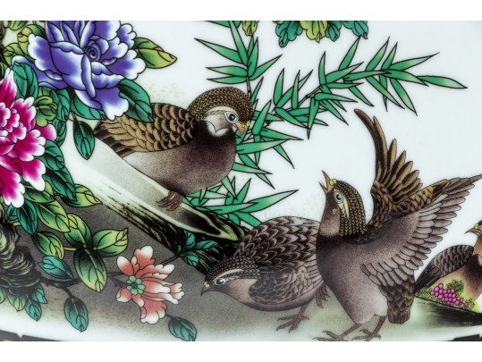 Decorative Chinese Famille Rose Porcelain Rouleau Vase