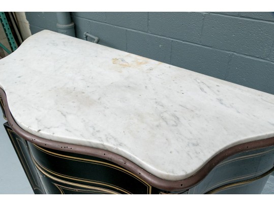 Edwards & Roberts Napoleon III Style Marble Top Commode