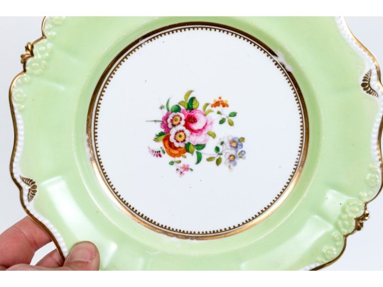 Antique Set Of Eighteen Paris Porcelain Plates