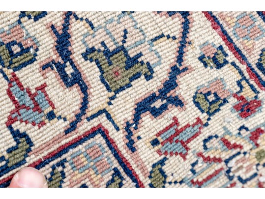 Hand-Knotted Wool Signed 