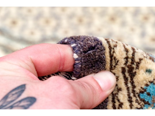 Antique Hand-knotted Wool Carpet, 9'-5 1/2