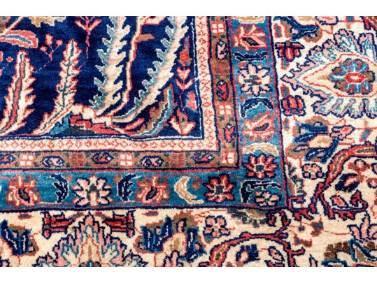 Persian Silky Wool Sarouk Carpet, 12'-2