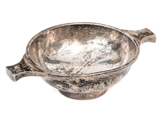 20th Century Scottish Sterling Silver Quaich    1.635 Troy Ozs, 