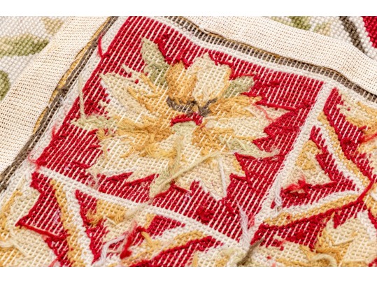 Room Size Needlepoint Wool Carpet, 8'-10