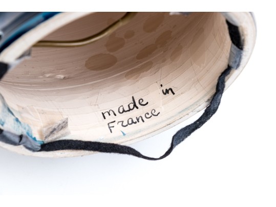 Pair Of Blue Glazed Vase Form Table Lamps