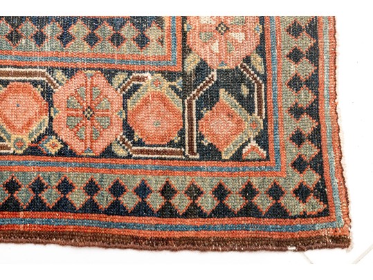 Persian Causcian Hand-knotted Wool Runner, 15'-8