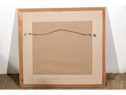 Andre Bardet, Oil On Board, Impressionist Style Painting Of Notre Dame