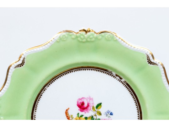 Antique Set Of Eighteen Paris Porcelain Plates