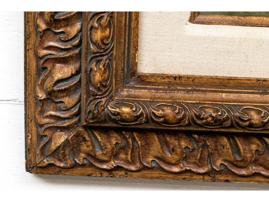 Pierre Sebastian (France, 2oth C,) Oil On Canvas, Paris Street Scene