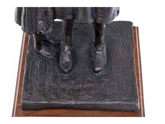 Jani Brooks Signed Ltd. Ed. Bronze Sculpture, Mother And Daughter, 2019