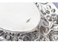 Sterling Silver Repousse Bread Plate, 8.645 Ozt. 