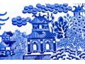English Blue And White Transfer Ware 