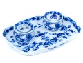 Meissen Blue And White Porcelain Inkwell