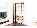 Iron, Oak And Glass Etagere