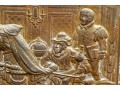 Brass Clad Tinder Box With Figural Decoration