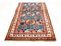 Fine Persian Tribal Hand-Knotted Wool Runner, 12' - 3'-5