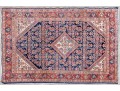 Hand-knotted Persian Senneh Carpet, 6'-8