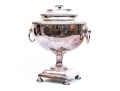 Antique Silver Plated Lidded Hot Water Urn