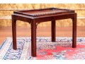 Antique Carved Walnut Tray Top Side Table