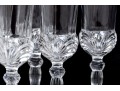 Set Of Sixteen Quality Pressed Glass Champagne Flutes