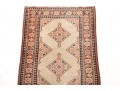 Persian Causcian Hand-knotted Wool Runner, 15'-8