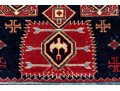 Hand-knotted Caucasian Karagashli Wool Accent Carpet, 5'-3 1/2