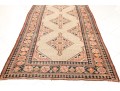 Persian Causcian Hand-knotted Wool Runner, 15'-8